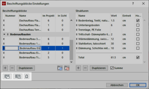 Exportieren und Importieren von Beschriftungsboxen