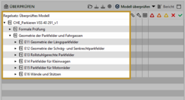 VSS-Regel: Geometrie der Parkfelder und Fahrgassen